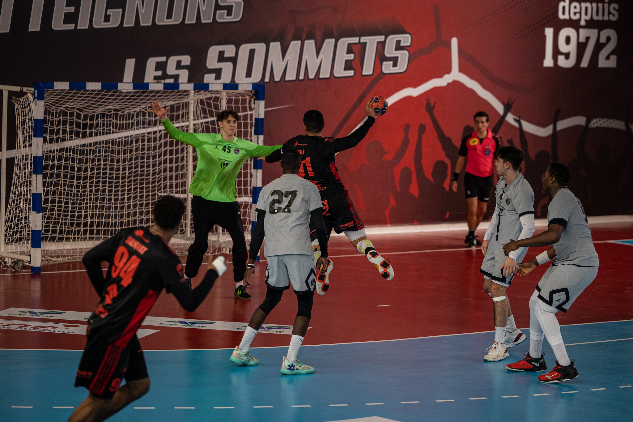 Photo Handball - sport collectif - (c) Mickael Mussard photographe à Clermont-Ferrand