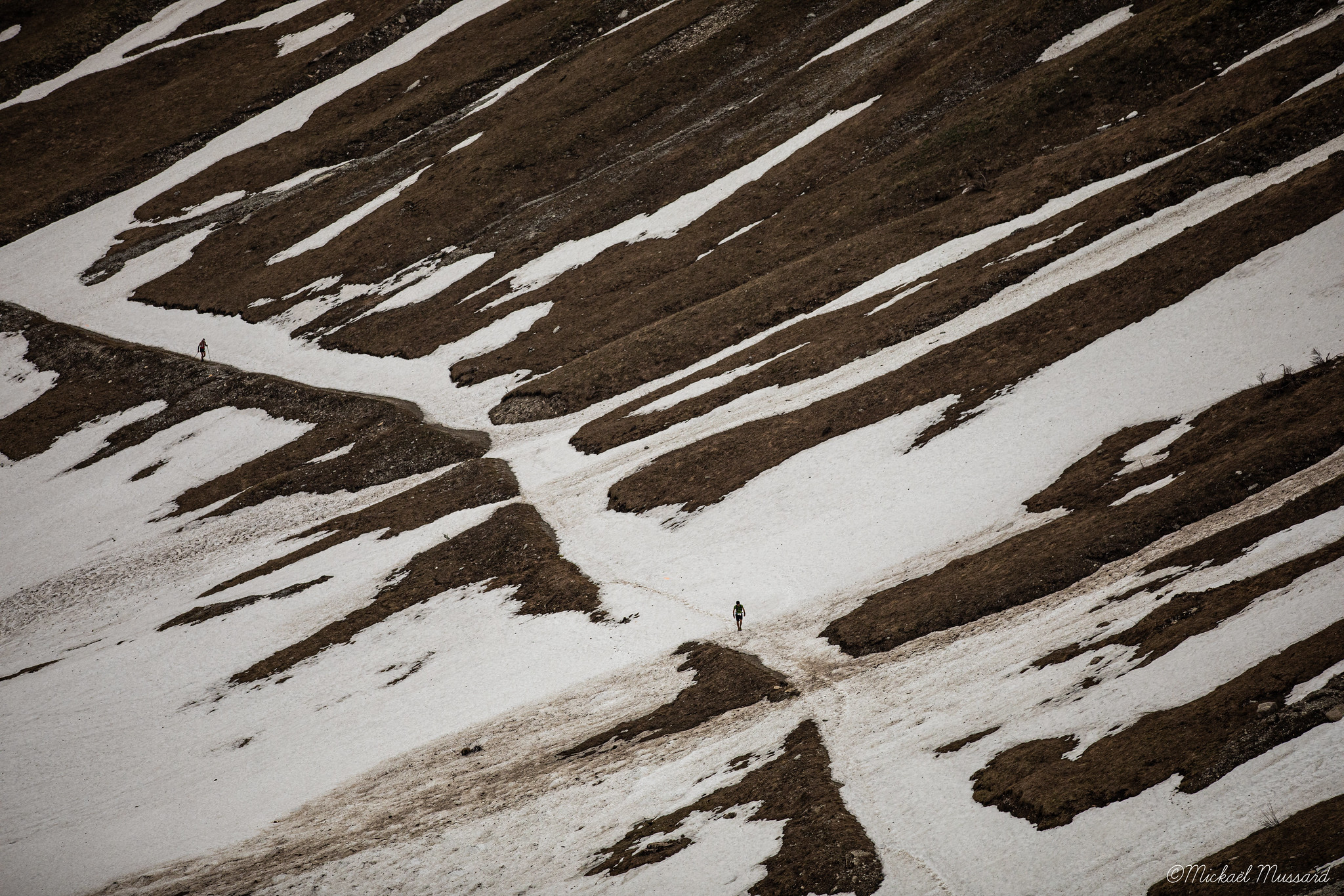 Photo de trail : Maxi-Race dans la neige (c) Mickael Mussard Photographe