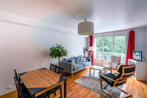 Photo immobilière : Clermont-Ferrand - Salon d'un appartement (c) Mickael Mussard Photographe